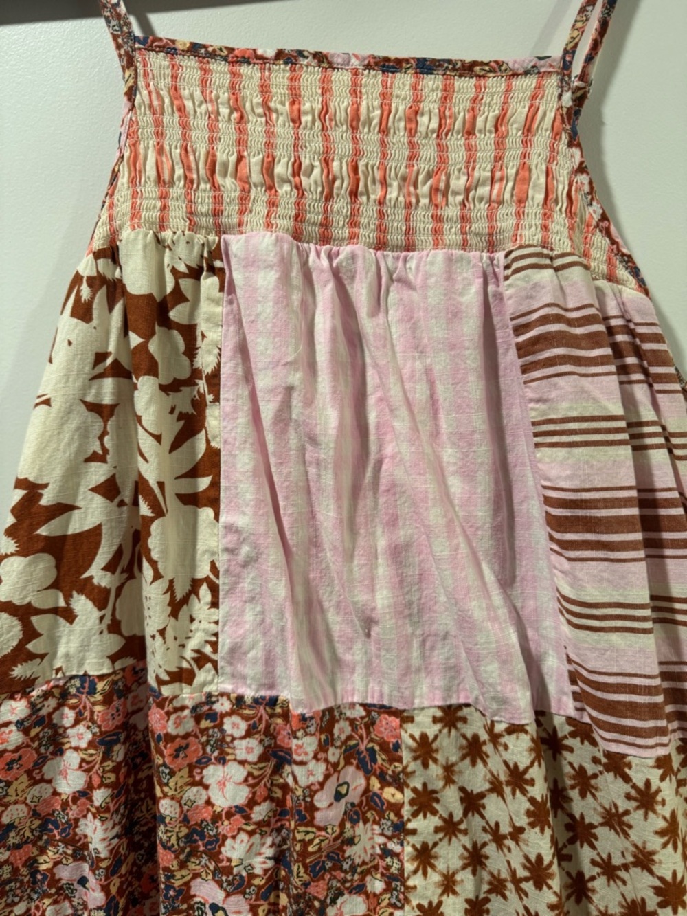 Universal Thread Patchwork Floral Sleeveless Maxi Cottagecore Boho Dress - Picture 4 of 5